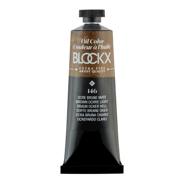 BLOCKX Oil Tube 35ml S1 146 Brown Ochre Light FPC213146BXC