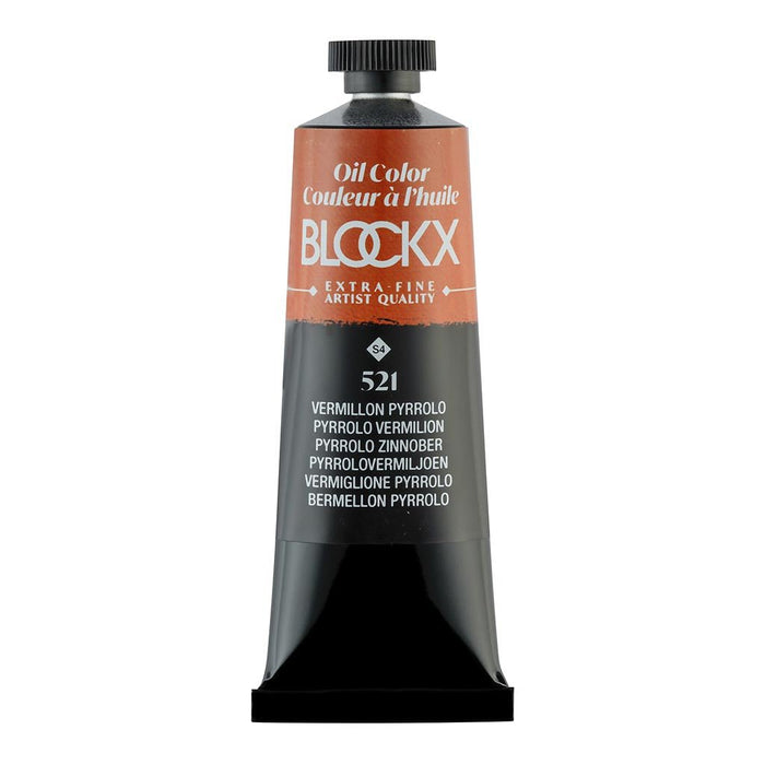 BLOCKX Oil Tube 35ml S4 521 Pyrrolo Vermilion FPC213521BXC