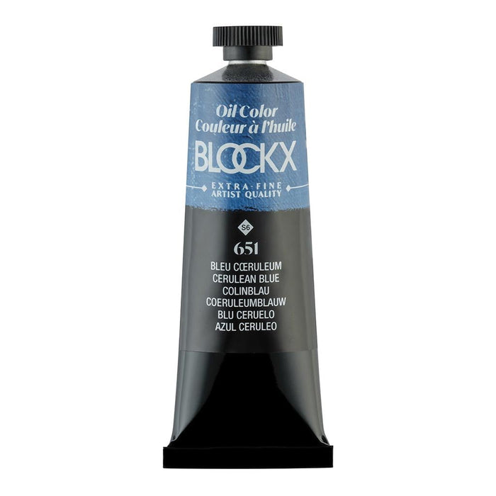 BLOCKX Oil Tube 35ml S6 651 Cerulean Blue FPC213651BXC