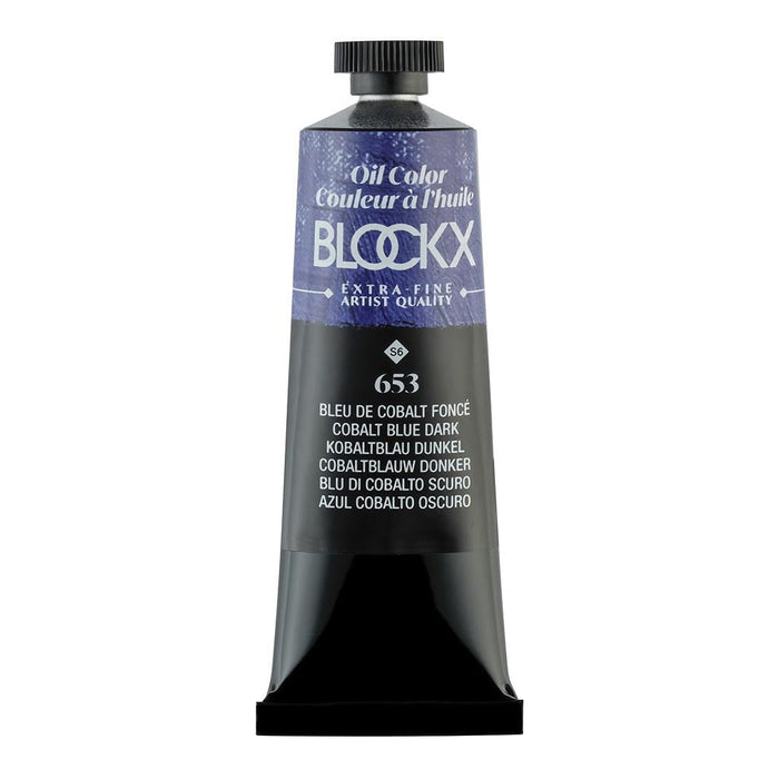 BLOCKX Oil Tube 35ml S6 653 Cobalt Blue Dark FPC213653BXC