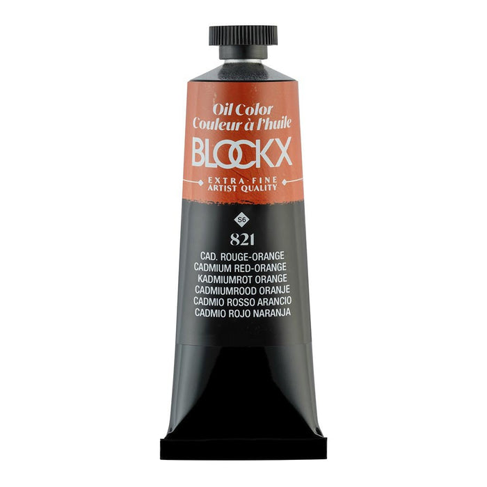 BLOCKX Oil Tube 35ml S6 821 Cadmium Red-Orange FPC213821BXC