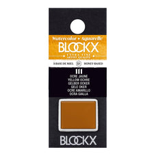 BLOCKX Watercolour Half Pan S1 111 Yellow Ochre FPC41111BXC