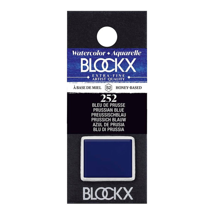 BLOCKX Watercolour Half Pan S2 252 Prussian Blue FPC41252BXC