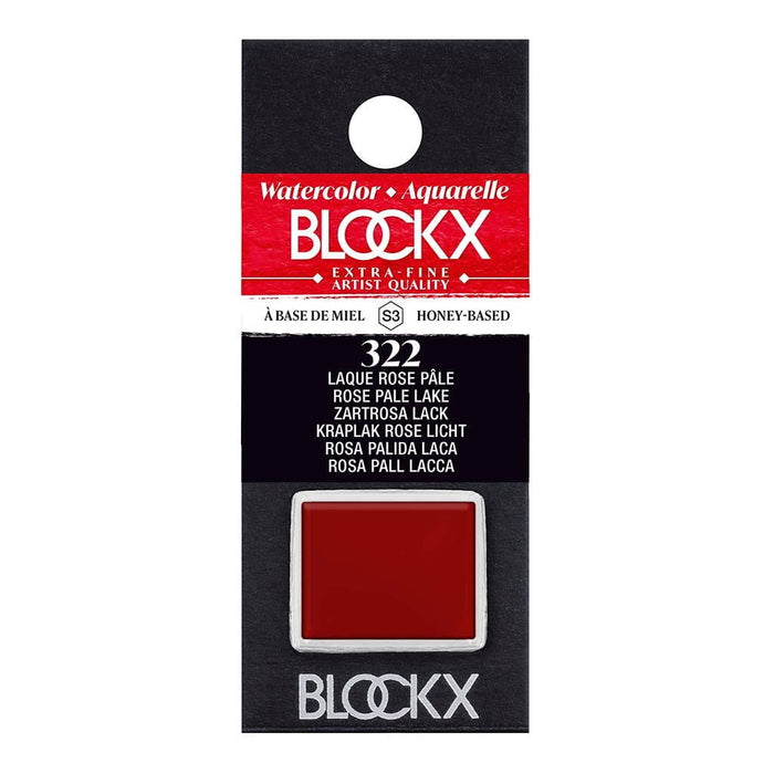 BLOCKX Watercolour Half Pan S3 322 Rose Pale Lake FPC41322BXC