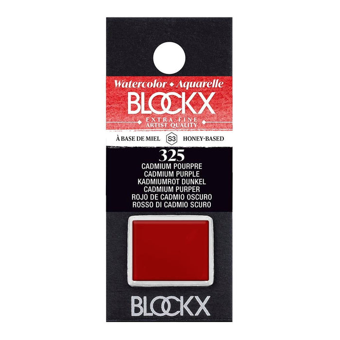 BLOCKX Watercolour Half Pan S3 325 Cadmium Purple FPC41325BXC