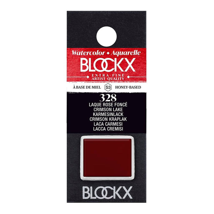 BLOCKX Watercolour Half Pan S3 328 Crimson Lake FPC41328BXC