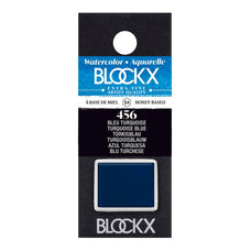 BLOCKX Watercolour Half Pan S4 456 Turquoise Blue FPC41456BXC