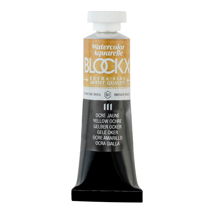 BLOCKX Watercolour Tube 15ml S1 111 Yellow Ochre FPC44111BXC