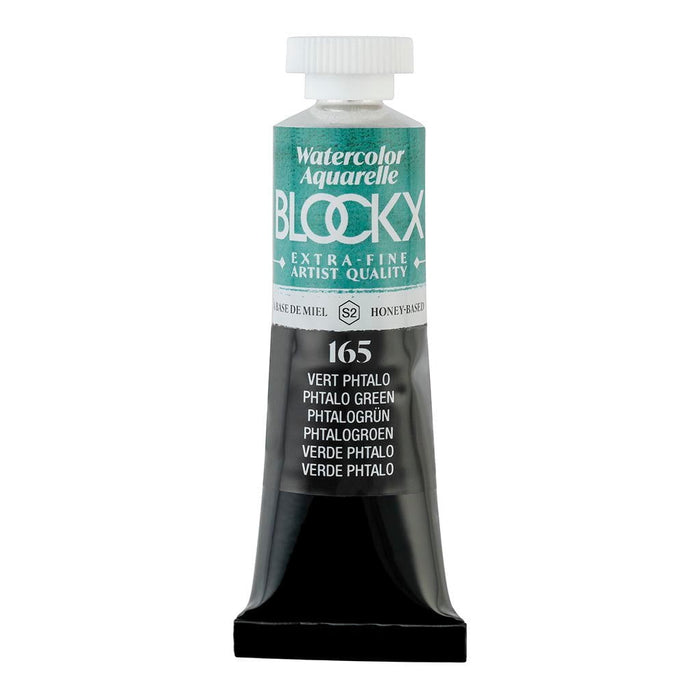 BLOCKX Watercolour Tube 15ml S2 165 Phtalo Green FPC44165BXC