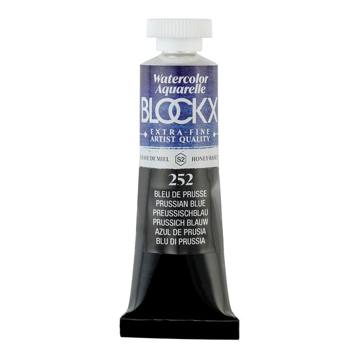 BLOCKX Watercolour Tube 15ml S2 252 Prussian Blue FPC44252BXC