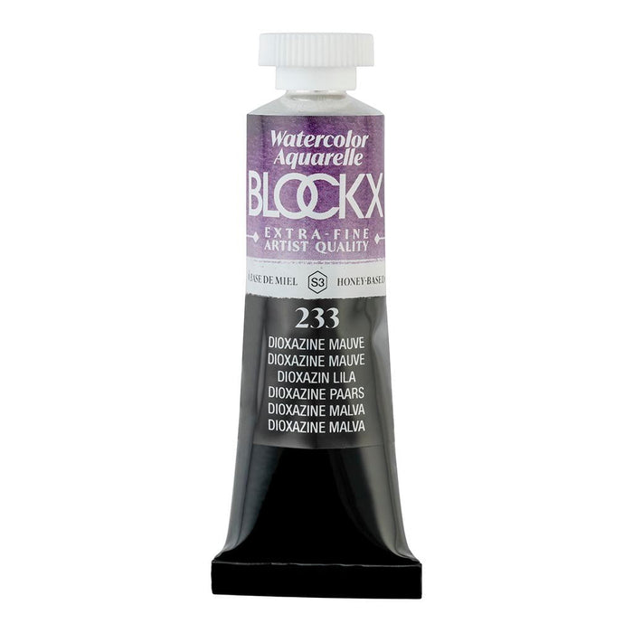 BLOCKX Watercolour Tube 15ml S3 233 Dioxazine Mauve FPC44233BXC