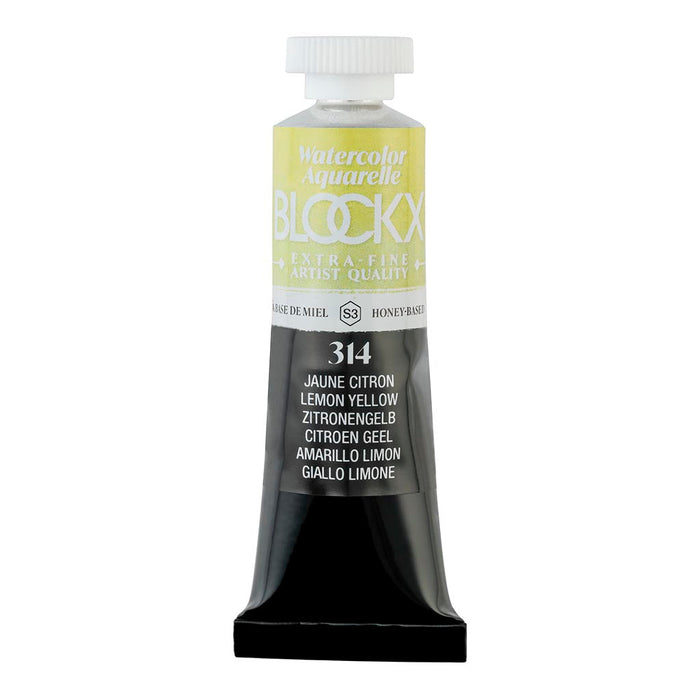 BLOCKX Watercolour Tube 15ml S3 314 Lemon Yellow FPC44314BXC