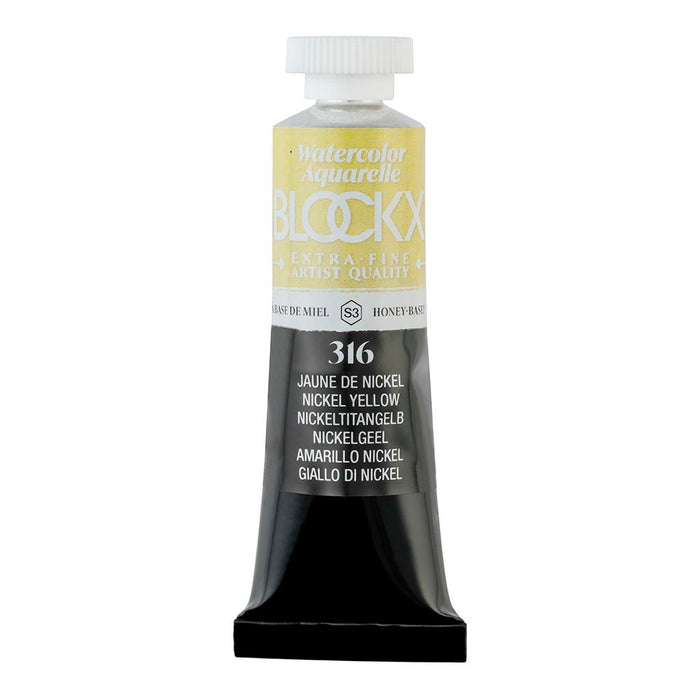 BLOCKX Watercolour Tube 15ml S3 316 Nickel Yellow FPC44316BXC