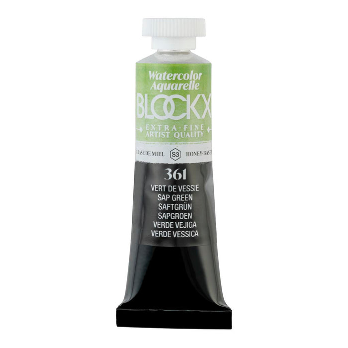 BLOCKX Watercolour Tube 15ml S3 361 Sap Green FPC44361BXC