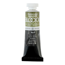 BLOCKX Watercolour Tube 15ml S3 365 Olive Green FPC44365BXC