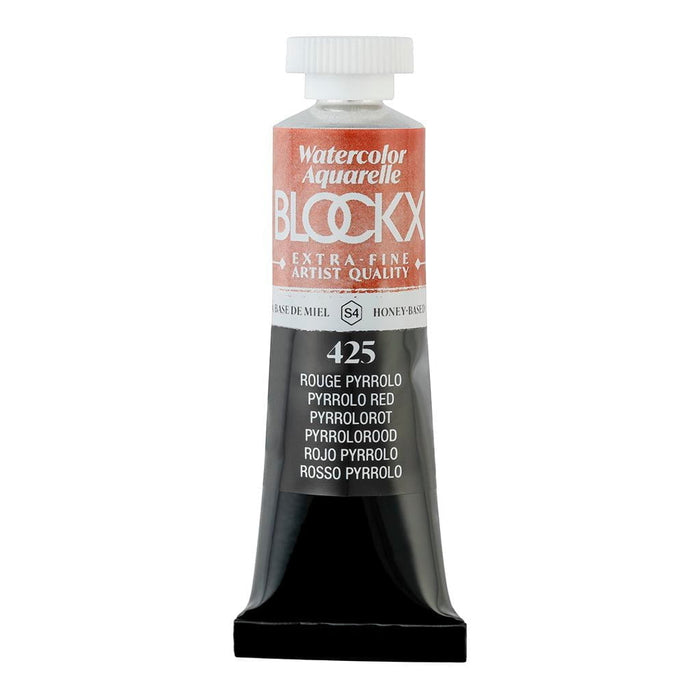 BLOCKX Watercolour Tube 15ml S4 425 Pyrrolo Red FPC44425BXC