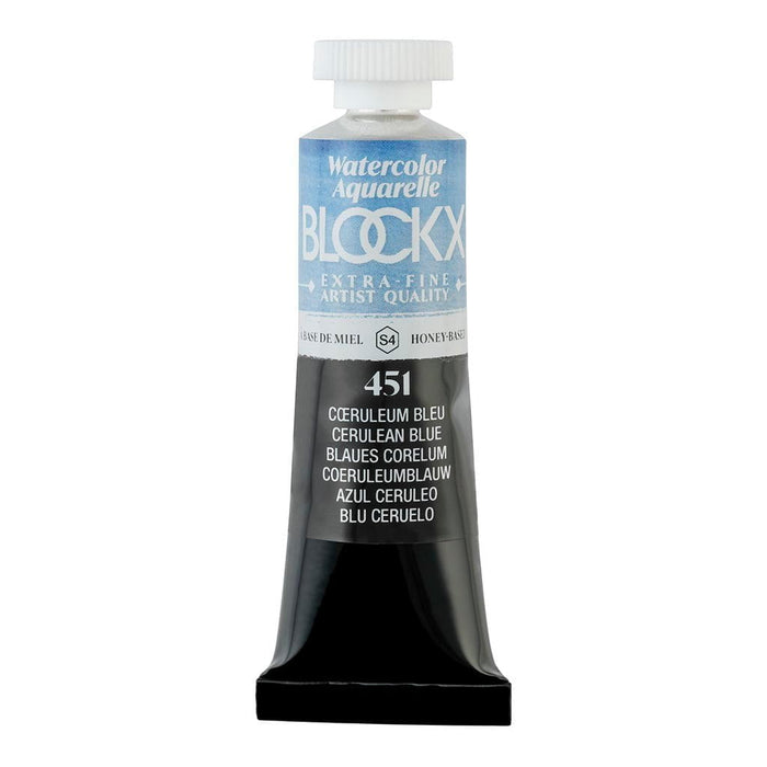 BLOCKX Watercolour Tube 15ml S4 451 Cerulean Blue FPC44451BXC