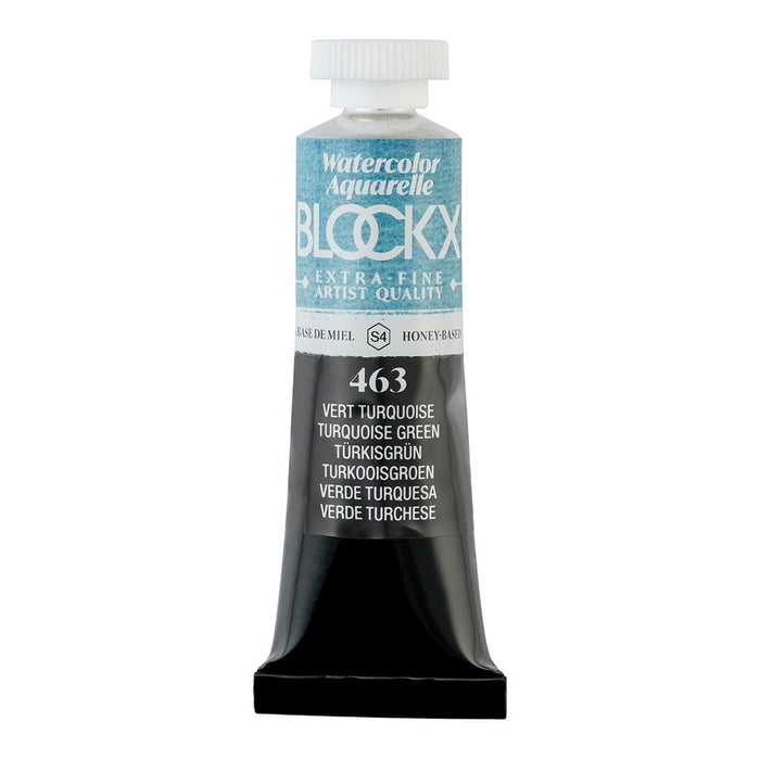 BLOCKX Watercolour Tube 15ml S4 463 Turquoise Green FPC44463BXC