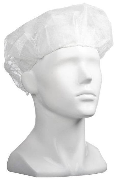 BLUE Polypropylene 12gsm Bouffant Hats 610mm x 600 pieces pack MPH30000