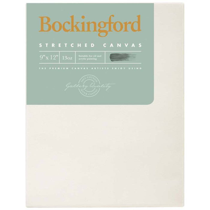 Bockingford Canvas 1.5 Inch "9x12"" 13 Ounce Triple Gesso" Primed CX223040