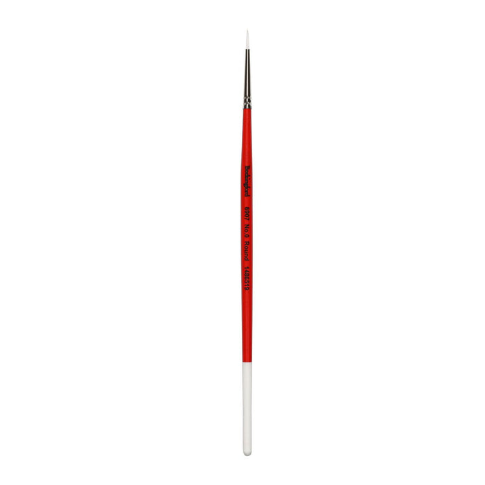 Bockingford Paint Brush 6907 Taklon Prem White Round Size 0 CX222103