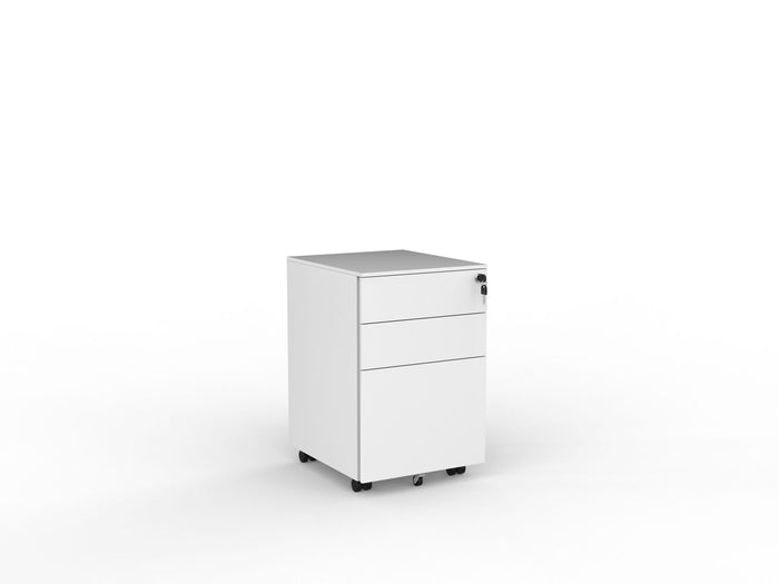 Boost Metal Mobile Cabinet, White KG_BM2F_W