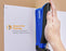 Bostitch Low Force Stapler, InPower Premium Antimicrobial, Blue, Full Strip, 20 Sheet AO311148