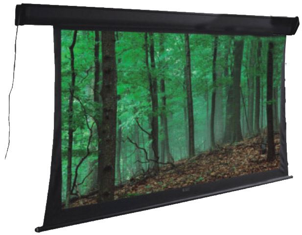 Brateck 108' Deluxe Tab-tensioned, Electric Projector Screen, Matte White Fibreglass Screen, Black Aluminium Housing, 16:9 Aspect Ratio, RF Remote Control CDPRS108ETT