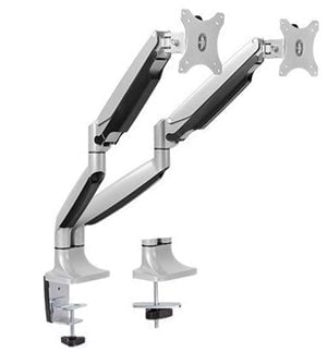 Brateck 13-32" Dual Monitor Counter-Balanced Stand with Clamp Base DVAF979
