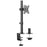 BRATECK 13"-32" Single Monitor Desk Mount. Max Load 8kgs. Rotate, TIlt & Swivel. Includes Clamp & Grommet Option. VESA 75x75 & 100X100. Colour Matt Black CDLDT12-C01