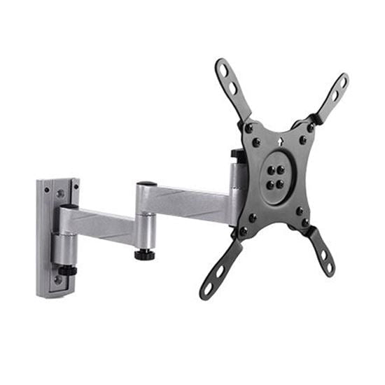 BRATECK 13-42'' Articulating monitor wall mount bracket. Designed for caravans, motor homes, RV, etc. Bracket can be secured for transit. VESA: 75x75,100x100,200x100,200x200 Max load: 15Kgs. CDLDA18-222