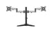 BRATECK 17''-32'' Dual Screen Articulating Monitor Stand. Free-Tilting Design, Sturdy Steel Base, 360 Rotary VESA Plate. VESA 75x75, 100x100, Max Load 16Kgs. Built-in Cable Management. CDLDT30-T024