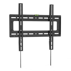 BRATECK 32"-55" Fixed TV Wall Mount Max load: 50Kgs. VESA Support: 200x200,300x300,400x200,400x400 Built-in Bubble level. Curved Display Compatible. Colour: Black. CDLP46-44F