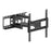 BRATECK 32''-55'' Full motion bracket Max load: 50Kgs. VESA support: 200x200,300x300,400x200,400x400 Max arm extension - 510mm. Curved display compatible. Colour: Black. CDLPA36-446