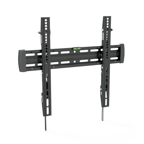 BRATECK 32''-55'' Tilt wall mount bracket. Max load: 50kg. VESA Support: 200x200,300x300,400x200, 400x400. Built-in bubble level. Curved display compatible. Colour: Black. CDLP45-44T