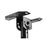 BRATECK 32-70" Telescopic Heavy Duty Tilt Ceiling Mount Bracket. Supports up to 50Kgs, Detachable VESA Plate, Cable Management, Adjustable Ceiling Plate. Extension 707-1577mm. Max VESA 400x400 CDPLB-CE1044-01