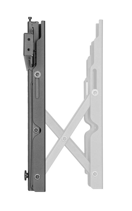 BRATECK 37"-70" Pop-Out Video Wall Mount Bracket. Max Load 45kg. Lateral Shift Brackets with Built-In Level Adjustment. Anti Theft Locking Hole. Max. VESA 800 x 400. Black CDLVW02-48F