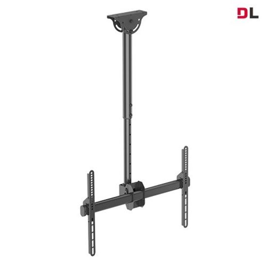 BRATECK 37''-75'' Ceiling mount bracket. Max load: 50Kgs. VESA support up to: 600x400. Profile: 560-910mm. Hidden cable management. CDPLB-CE946-01S