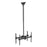 BRATECK  37''-75'' Dual ceiling mount bracket for TV & commercial signage MAX weight 90Kgs (2x45kgs). MAX VESA 600x400. Telescopic for  STOCK CLEARANCE SALE Up to 30% OFF CDPLB-CE946-01LD