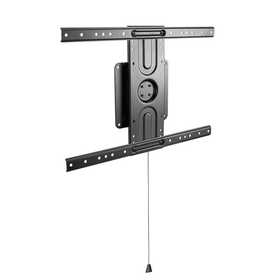 BRATECK 37''-80'' Landscape/Portrait Wall Mount Bracket. Max Load 50Kgs. VESA Support up to 600x400. Profile 45mm from Wall. Auto Spring Lock Mech. Rotating Mounting Plate. CDLP69-46F