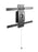 BRATECK 37''-80'' Landscape/Portrait Wall Mount Bracket. Max Load 50Kgs. VESA Support up to 600x400. Profile 45mm from Wall. Auto Spring Lock Mech. Rotating Mounting Plate. CDLP69-46F