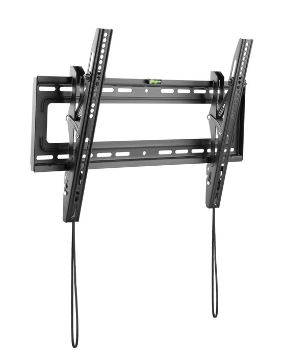 BRATECK 40"-70" Tilt Curved & Flat Panel TV Wall Mount. Max load 50kg. TV to Wall: 40mm. Max VESA 600x400 Colour: Black. CDLP46-46T