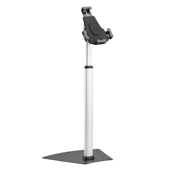 Brateck Anti-Theft Tablet Floor Stand with Built-in Height Adjust, Cable Management, Anti-skid Pads CDPAD21-04