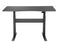 BRATECK Height Adjustable Air Lift Sit-Stand Desk. Includes Desktop. Work Surface 1450x730mm. Height Range 740-1150mm. Weight Cap 15Kgs. Curved-edge for added Comfort. Black Colour. CDG03-22D-BL