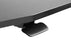 BRATECK Height Adjustable Air Lift Sit-Stand Desk. Includes Desktop. Work Surface 1450x730mm. Height Range 740-1150mm. Weight Cap 15Kgs. Curved-edge for added Comfort. Black Colour. CDG03-22D-BL