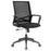 BRATECK Office Chair. Ergonomic with Breathable Mesh Back. Pneumatic Seat-Height Adjustment. Adjustable Tilt-back. PU Hooded Casters. Black Colour. CDCH05-11