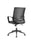 BRATECK Office Chair. Ergonomic with Breathable Mesh Back. Pneumatic Seat-Height Adjustment. Adjustable Tilt-back. PU Hooded Casters. Black Colour. CDCH05-11