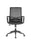 BRATECK Office Chair. Ergonomic with Breathable Mesh Back. Pneumatic Seat-Height Adjustment. Adjustable Tilt-back. PU Hooded Casters. Black Colour. CDCH05-11