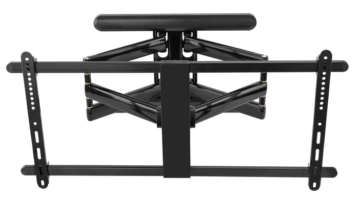 BRATECK Premium 43-90" Full Motion TV Wall Mount Bracket with Free Tilt Design. Max VESA 800x400, Max Load 70Kgs, Max Arm Extension 660mm, Bubble Level Included. Gloss Black CDLPA70-486