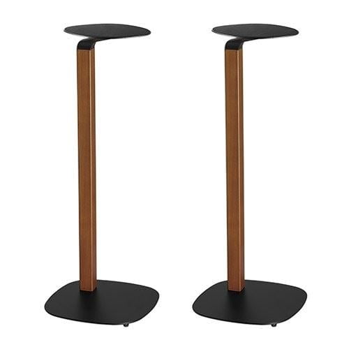 BRATECK Premium Universal Floor Standing Speaker Stands. Weighted Base for Stability, 781mm High, 200x200mm Platform, Foam Pads to Stop Scratching. Weight Cap. up to 10kgs. Sold as a Pair CDBS-62-02